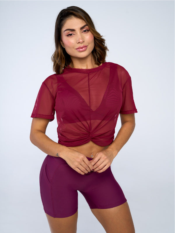 Zen Mesh Blouse - 8707